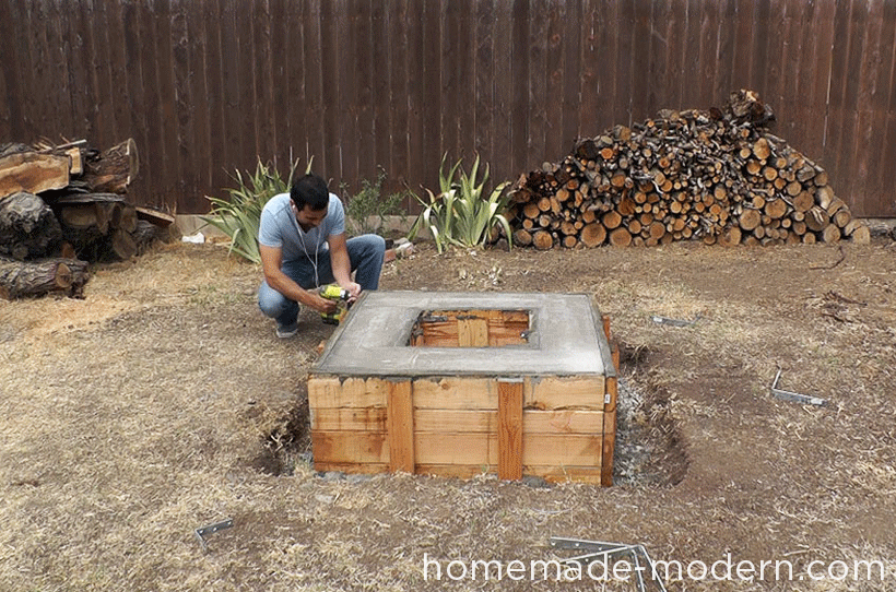 HomeMade Modern EP46 Concrete Fire Pit