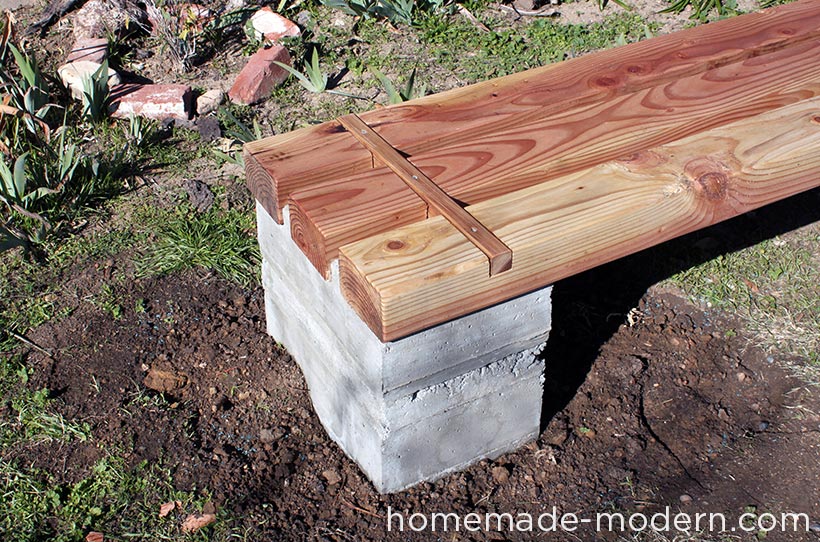 HomeMade Modern EP57 Outdoor Concrete Bench