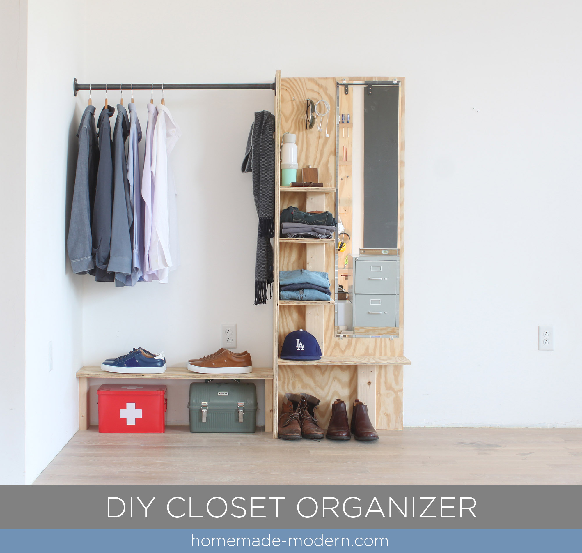 How to Build a DIY Closet Organizer - Houseful of Handmade