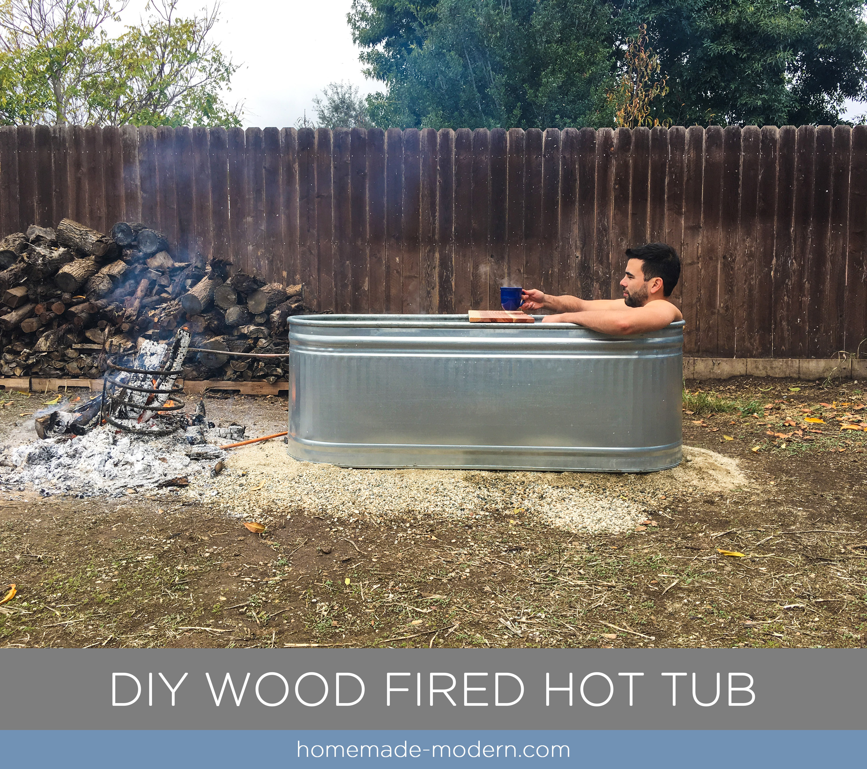 HomeMade Modern EP112 DIY Wood Fired Hot Tub