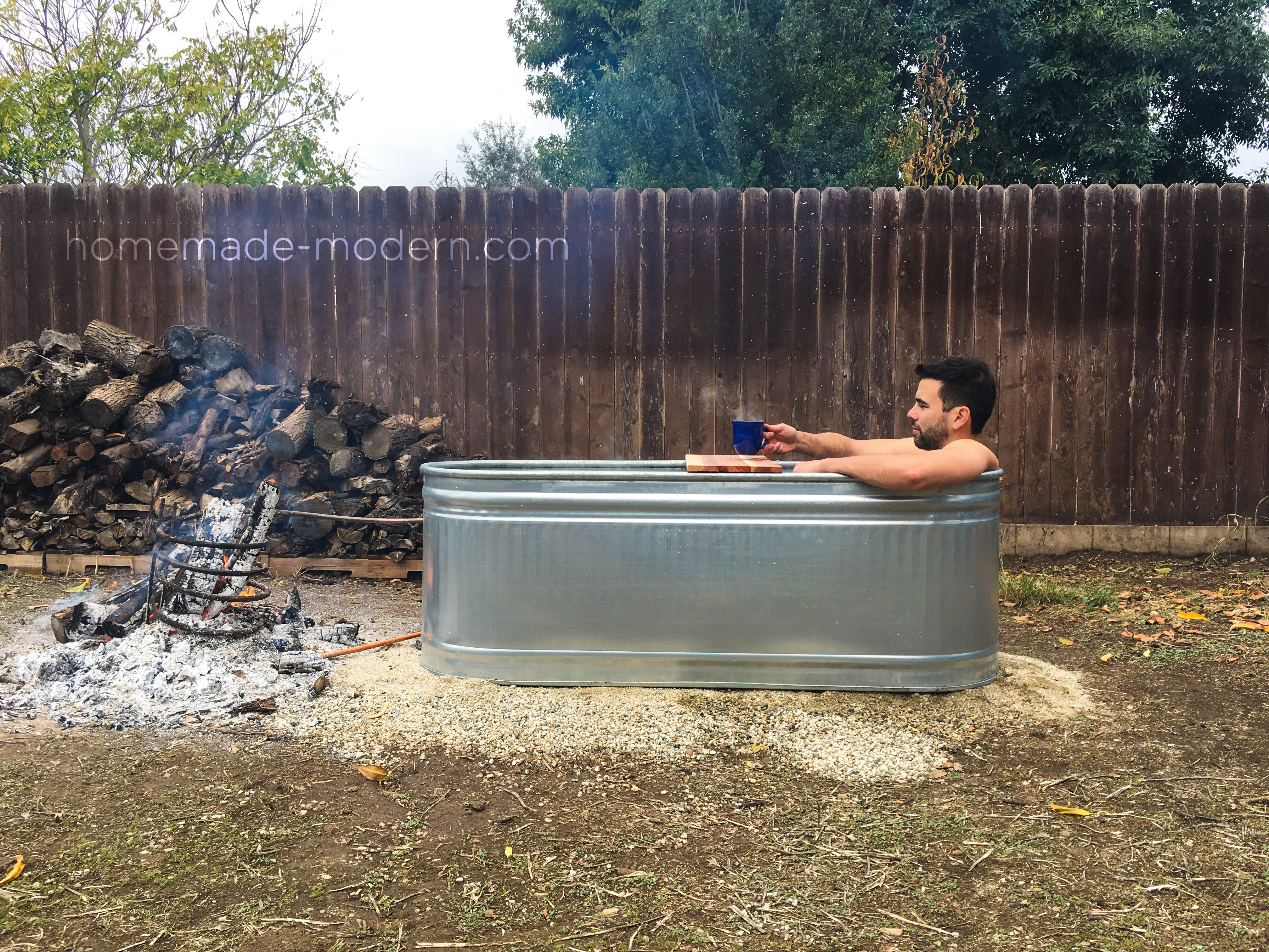 HomeMade Modern EP112 DIY Wood Fired Hot Tub