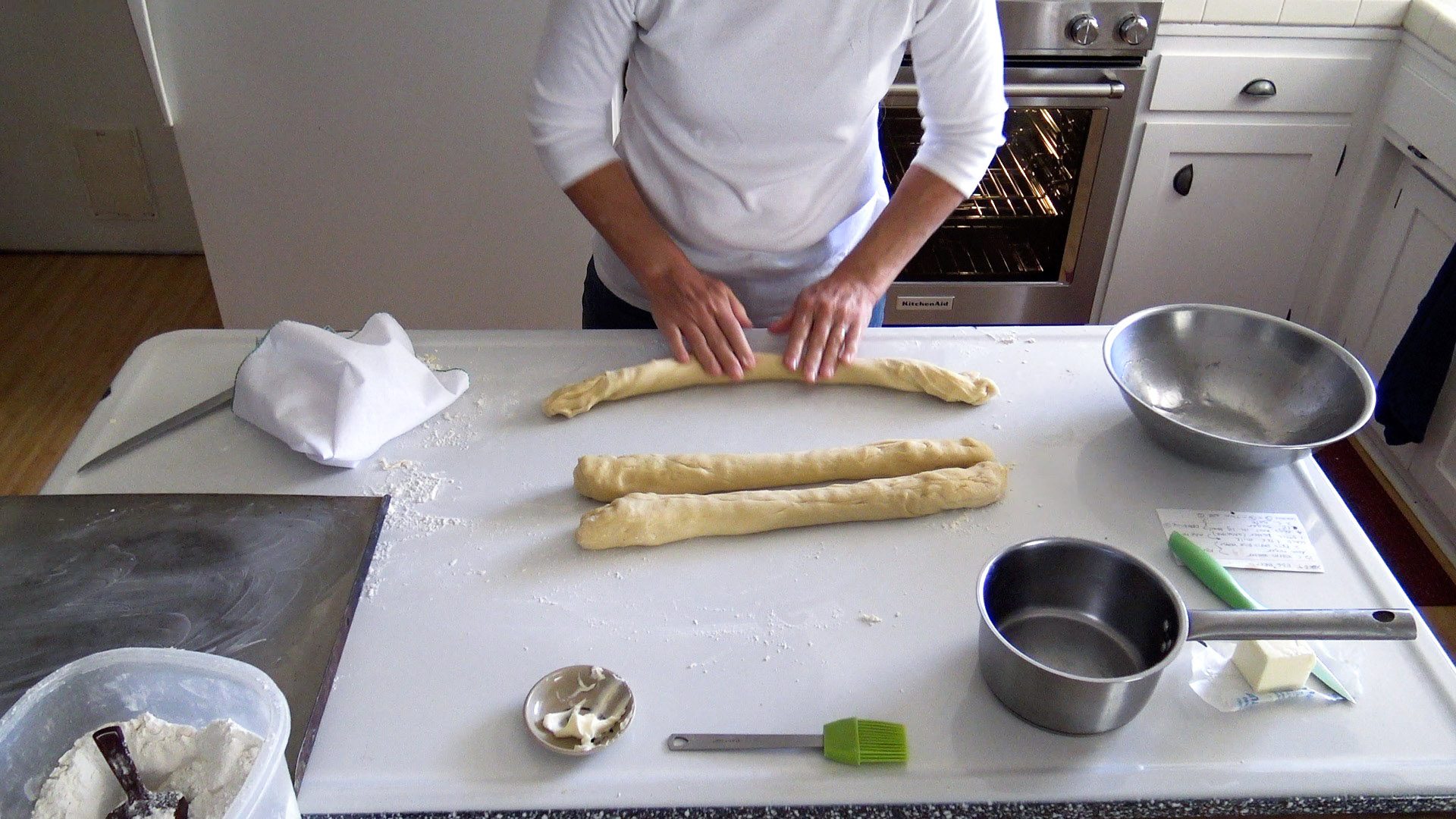 Ben upgrades his mother's oven and shares her bread recipe. Full instructions at HomeMade-Modern.com