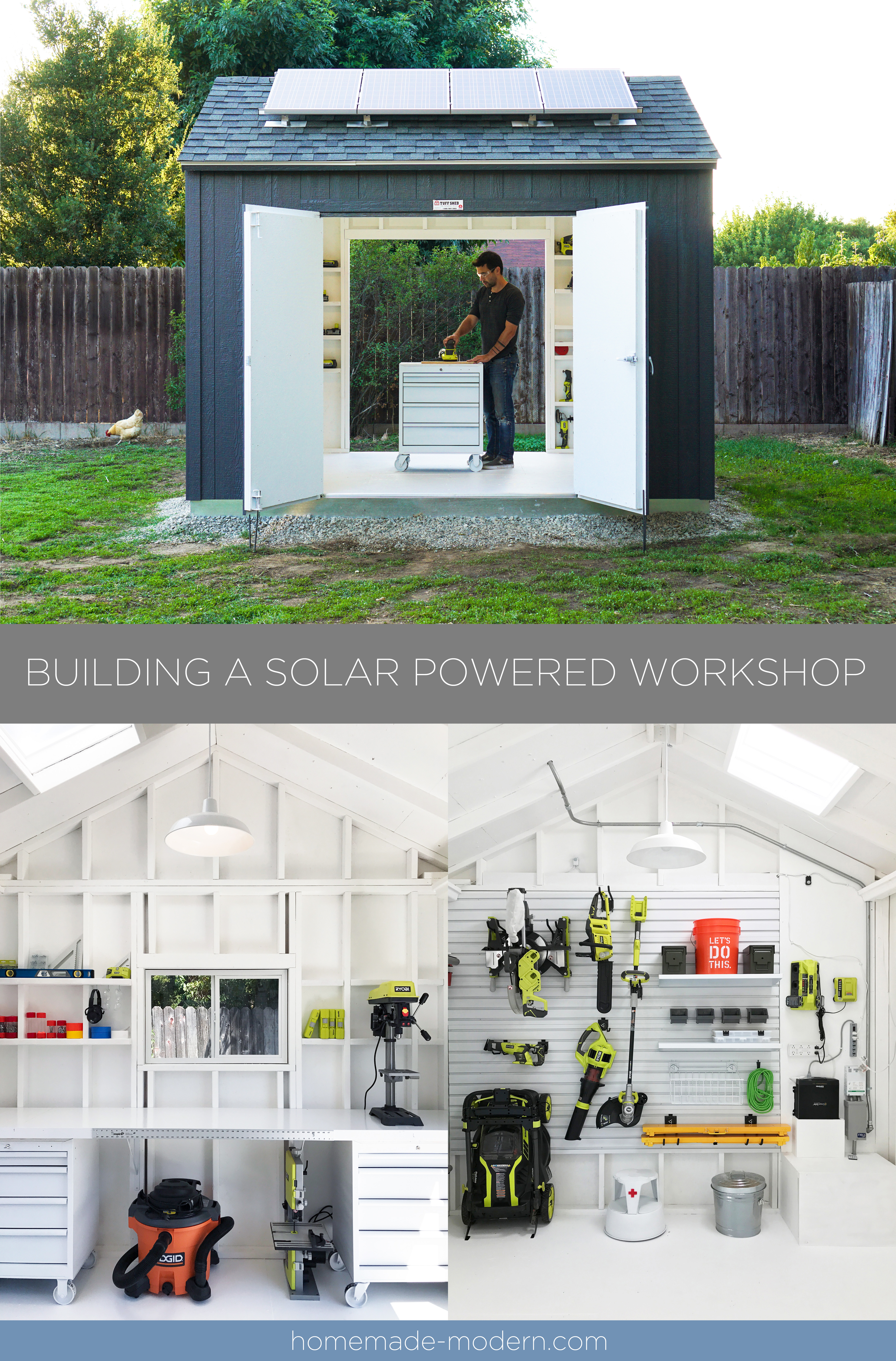 homemade modern ep115 building a solar powered workshop