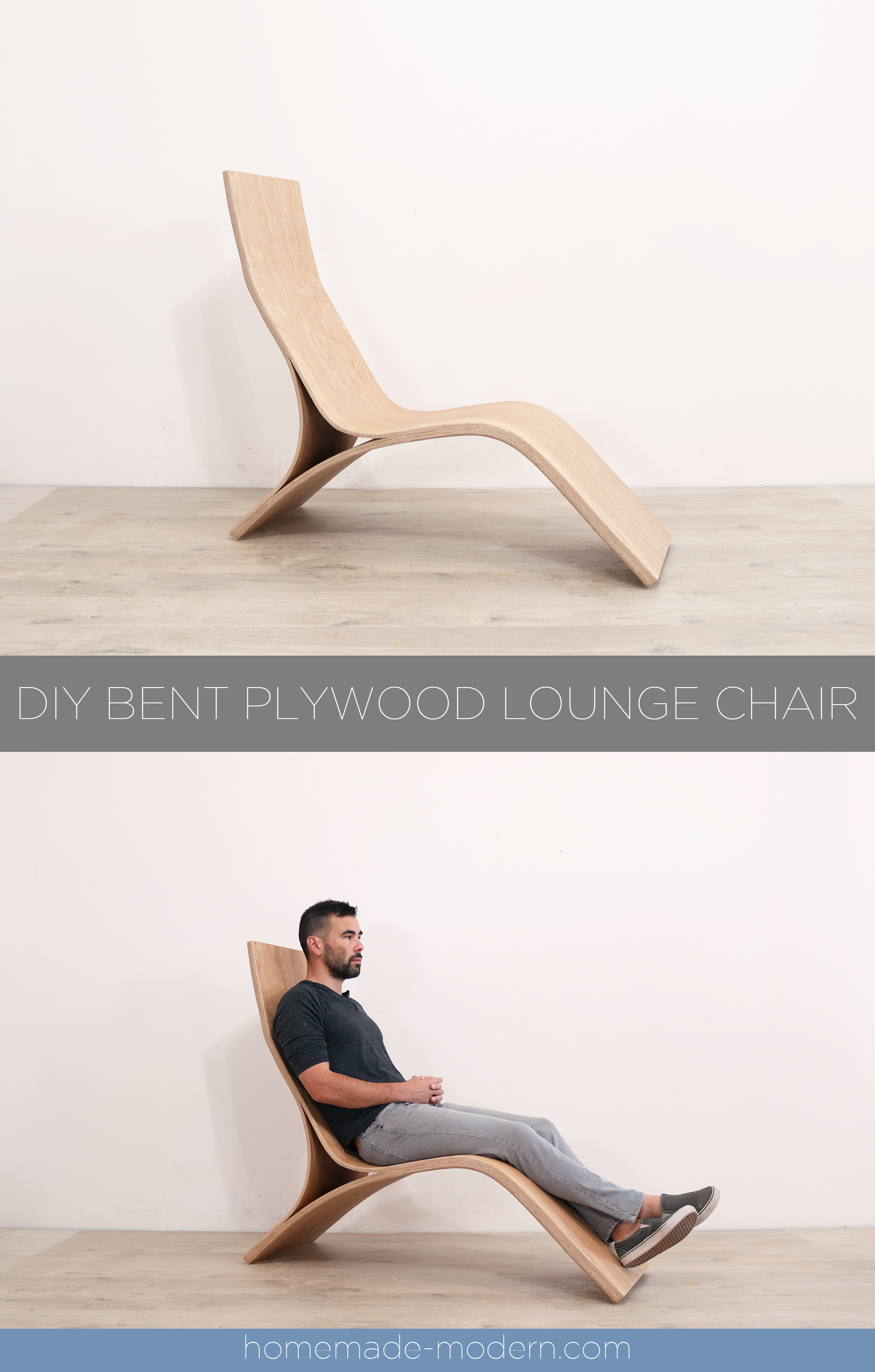 Homemade Modern Ep140 Diy Bent Plywood Lounge Chair