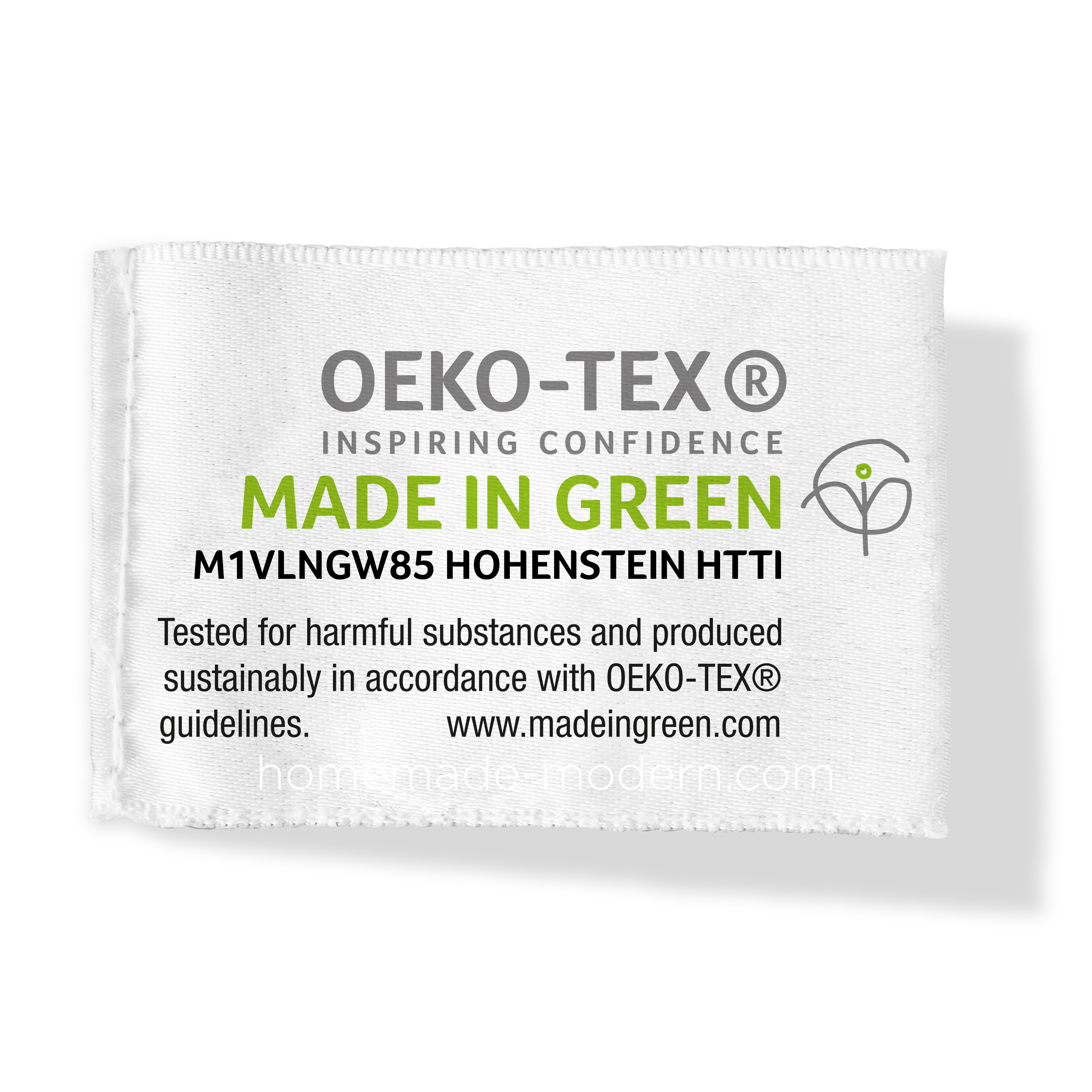 OEKO-TEX® MADE IN GREEN